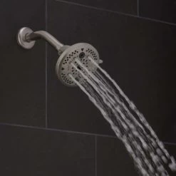 Oxygenics Force Brushed Nickel 10-Spray Shower Head 2-GPM (7.6-LPM) -Master Lock Store 010147815689 03676024 1800x1800
