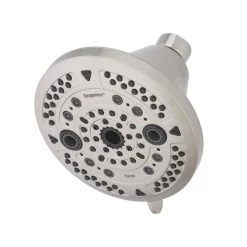 Oxygenics Force Brushed Nickel 10-Spray Shower Head 2-GPM (7.6-LPM) -Master Lock Store 010147815689 03676026 1800x1800