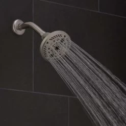 Oxygenics Force Brushed Nickel 10-Spray Shower Head 2-GPM (7.6-LPM) -Master Lock Store 010147815689 03676032 1800x1800