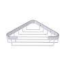 Allied Brass Toiletry Corner Shower Basket In Polished Chrome