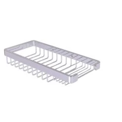 Allied Brass Rectangular Combination Shower Basket In Polished Chrome