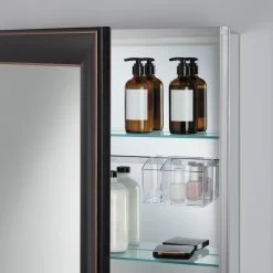 24 In. X 30 In. Fog Free Recessed Or Surface Mount Medicine Cabinet In Oil Rubbed Bronze -Master Lock Store 01f11666a3aa9c9a6d5a9b2b772fb00f 1800x1800