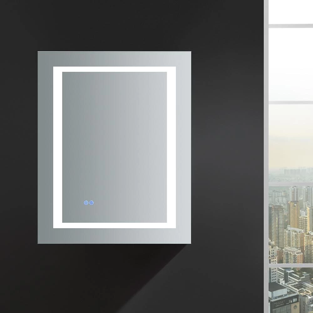 Spazio 24 In. W X 30 In. H Recessed Or Surface Mount Medicine Cabinet With LED Lighting, Mirror Defogger And Right Hinge 11 Spazio 24 In. W X 30 In. H Recessed Or Surface Mount Medicine Cabinet With LED Lighting, Mirror Defogger And Right Hinge - Image 9