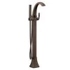 Valspar Moen Voss 1-Handle Freestanding Bathtub Faucet With Hand Shower