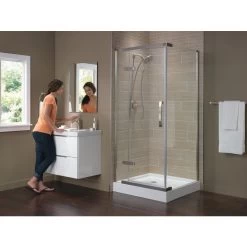 Delta Lahara Stainless 1-handle Single Hole/4-in Centerset WaterSense Bathroom Sink Faucet With Drain -Master Lock Store 034449594615 12171423 1800x1800