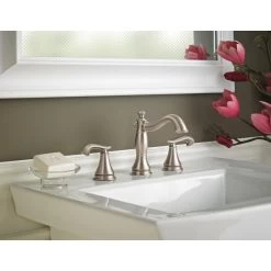 Delta Cassidy Stainless 2-handle Widespread WaterSense Bathroom Sink Faucet With Drain -Master Lock Store 034449681117 07734395 1800x1800