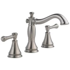 Delta Cassidy Stainless 2-handle Widespread WaterSense Bathroom Sink Faucet With Drain -Master Lock Store 034449681117xl 1800x1800