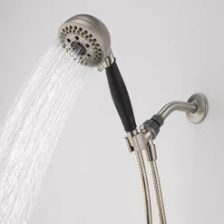 Delta H2Okinetic Brushed Nickel Handheld Shower 2-GPM (7.6-LPM)