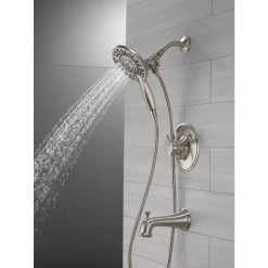 Delta Linden Stainless 1-Handle Bathtub And Shower Faucet 23 Delta Linden Stainless 1-Handle Bathtub And Shower Faucet -Master Lock Store 034449820202 15769600 1800x1800