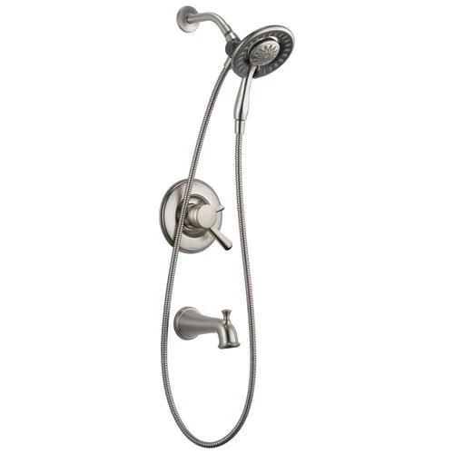 Delta Linden Stainless 1-Handle Bathtub And Shower Faucet 15 Delta Linden Stainless 1-Handle Bathtub And Shower Faucet - Image 13