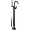 Valspar Delta Trinsic Matte Black 1-Handle Residential Freestanding Bathtub Faucet With Hand Shower -Master Lock Store 034449839372 1800x1800