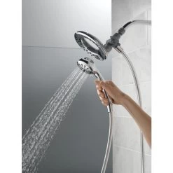 Delta Chrome 4-Spray Dual Shower Head 1.75-GPM (6.6-LPM) -Master Lock Store 034449859356 12362454 1800x1800