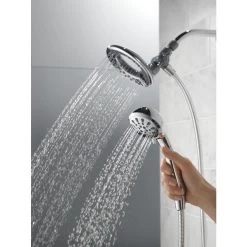Delta Chrome 4-Spray Dual Shower Head 1.75-GPM (6.6-LPM) -Master Lock Store 034449859356 12362456 1800x1800