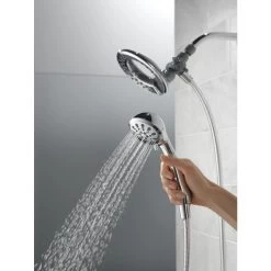 Delta Chrome 4-Spray Dual Shower Head 1.75-GPM (6.6-LPM) -Master Lock Store 034449859356 12362462 1800x1800