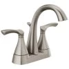 Delta Sandover Spotshield Brushed Nickel 2-Handle 4-in Centerset WaterSense Bathroom Sink Faucet With Drain -Master Lock Store 034449871105 1800x1800