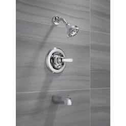 Delta Chrome 1-Handle Bathtub And Shower Faucet With Valve