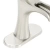 Pfister Jaida Brushed Nickel 1-handle Single Hole/4-in Centerset WaterSense Bathroom Sink Faucet With Drain