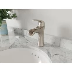 Pfister Jaida Brushed Nickel 1-handle Single Hole/4-in Centerset WaterSense Bathroom Sink Faucet With Drain -Master Lock Store 038877604090 16801810 1800x1800
