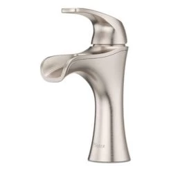 Pfister Jaida Brushed Nickel 1-handle Single Hole/4-in Centerset WaterSense Bathroom Sink Faucet With Drain -Master Lock Store 038877604090 16801819 1800x1800