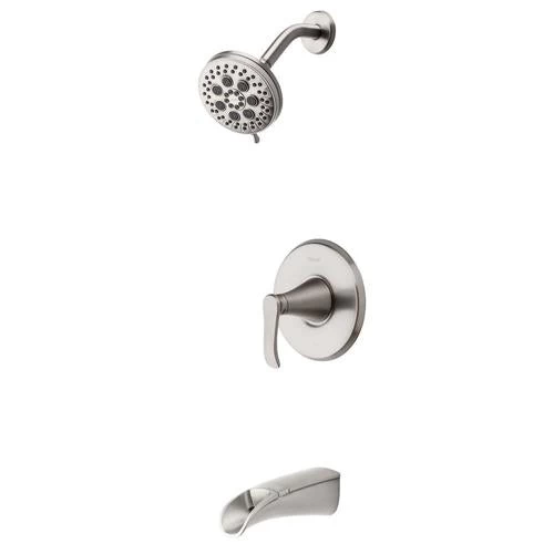 Pfister Jaida Spot Defense Brushed Nickel 1-handle Bathtub And Shower Faucet With Valve 21 Pfister Jaida Spot Defense Brushed Nickel 1-handle Bathtub And Shower Faucet With Valve - Image 19