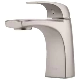 New Lower Price; Pfister Karci Spot Defense Brushed Nickel 1-Handle Single Hole WaterSense Bathroom Sink Faucet With Drain 3 New Lower Price; Pfister Karci Spot Defense Brushed Nickel 1-Handle Single Hole WaterSense Bathroom Sink Faucet With Drain