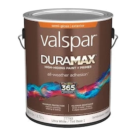 Valspar Duramax Base 1 Semi-Gloss Exterior Tintable Paint (Actual Net Contents: 126-fl Oz) 3 Valspar Duramax Base 1 Semi-Gloss Exterior Tintable Paint (Actual Net Contents: 126-fl Oz)