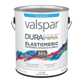 Valspar Duramax Flat Masonry And Stucco Elastomeric Tintable White Exterior Tintable Paint (Actual Net Contents: 126-fl Oz) 3 Valspar Duramax Flat Masonry And Stucco Elastomeric Tintable White Exterior Tintable Paint (Actual Net Contents: 126-fl Oz)