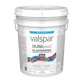 Valspar Duramax Flat Masonry And Stucco Elastomeric Tintable White Exterior Tintable Paint (Actual Net Contents: 630-fl Oz) 3 Valspar Duramax Flat Masonry And Stucco Elastomeric Tintable White Exterior Tintable Paint (Actual Net Contents: 630-fl Oz)