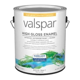 Valspar High-gloss Latex Enamel Interior/Exterior Paint (Actual Net Contents:116.0) 3 Valspar High-gloss Latex Enamel Interior/Exterior Paint (Actual Net Contents:116.0)