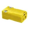 Hubbell 20-Amp-Volt Yellow 3-Wire Grounding Connector -Master Lock Store 050169979457 1800x1800