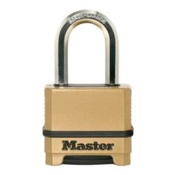Master Lock 2.273-in Brass Combination Padlock