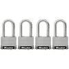 Master Lock 4-Pack 1.785-in Steel Keyed Padlock -Master Lock Store 071649264337 1800x1800