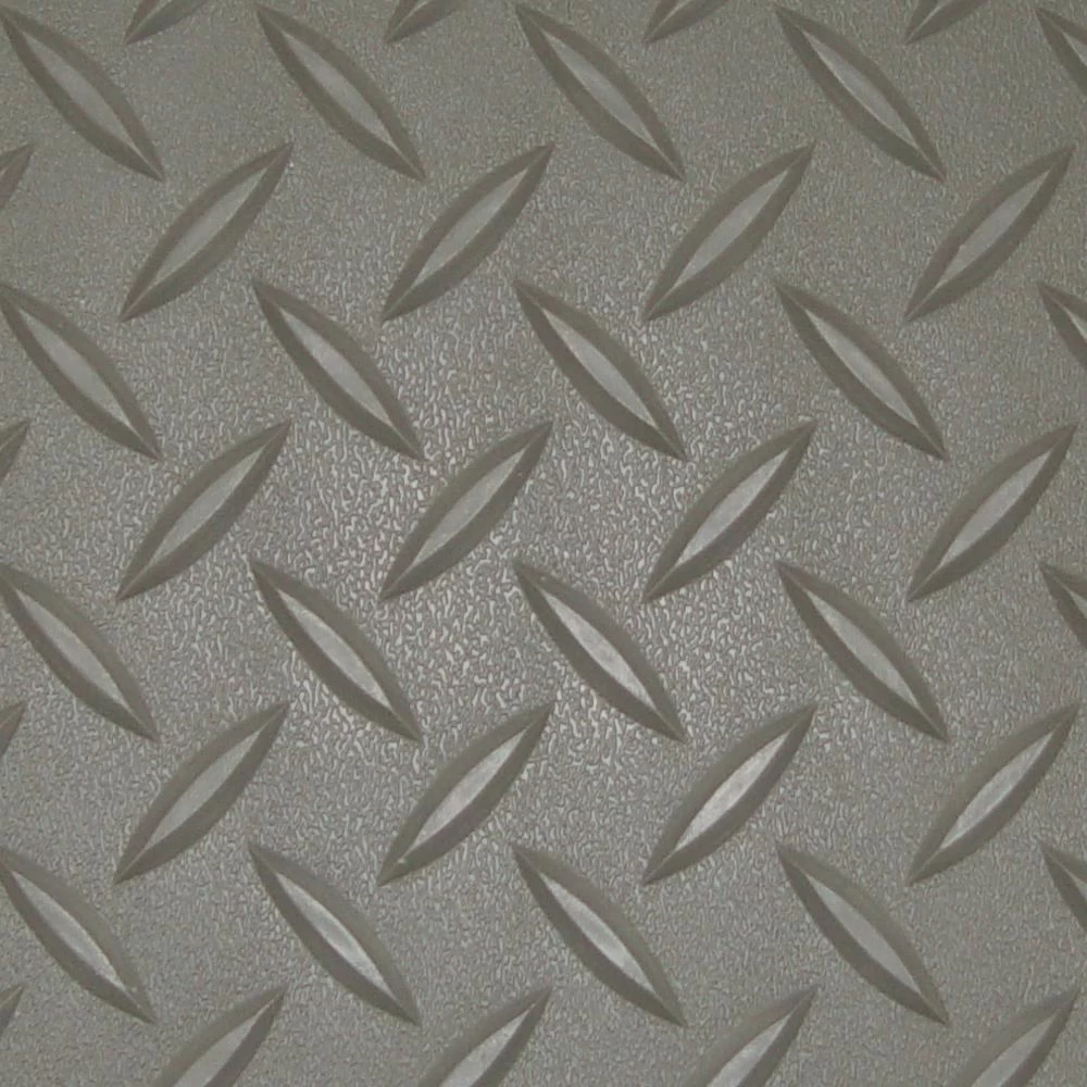 Diamond Deck 7.5 Ft. X 10 Ft. Pewter Textured PVC Floor Mat 5 Diamond Deck 7.5 Ft. X 10 Ft. Pewter Textured PVC Floor Mat - Image 3
