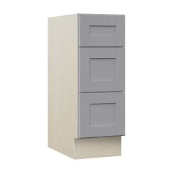 VILLA BATH By RSI Sanabelle 12-in W X 33.5-in H X 21.5-in D 3-Drawer Freestanding Cabinet Banks