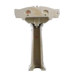 India Reserve 22-7/8 In. Pedestal Combo Bathroom Sink In White Vessel Sink Basin With Blue And Gold Design Overflow -Master Lock Store 0b4f1ee3081be1e6e8b22b73b5b30e3d 1800x1800