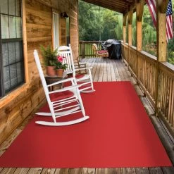 Indoor/Outdoor Carpet With Rubber Marine Backing - Red 6' X 10' - Several Sizes Available - Carpet Flooring For Patio, Porch, Deck, Boat, Basement Or Garage -Master Lock Store 13d07349 aa6d 41d6 ba24 3b8ae8899629 1.245082160a287446805d0934f200c6b0 1800x1800