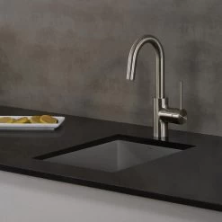 Oletto Single-Handle Kitchen Bar Faucet In Spot-Free Stainless Steel -Master Lock Store 1b0f423ad4fd6a0601011a02ad3fd2a0 1800x1800