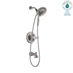 Lahara In2ition 2-in-1 Single-Handle 5-Spray Tub And Shower Faucet In Brushed Nickel -Master Lock Store 1b4b992db5d88191c58fce0368268cfc 1800x1800
