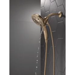 In2ition 5-Spray 6.06 In. Wall Mount Dual Shower Heads With H2Okinetic Technology In Champagne Bronze 32 In2ition 5-Spray 6.06 In. Wall Mount Dual Shower Heads With H2Okinetic Technology In Champagne Bronze -Master Lock Store 1c996d121289e9053f4b3e20697b7e33 1800x1800
