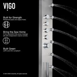 Brielle 70.5 In. 6-Jet High Pressure Shower Panel System With Rainhead Fixed Handheld Dual Shower In Stainless Steel -Master Lock Store 1eca5a0290afb859c8b1f13fbd77c972 1800x1800