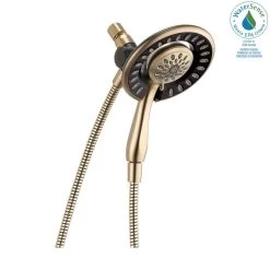 Two-in-One 4-Spray 6 In. Dual Wall Mount Fixed And Handheld Shower Head In Champagne Bronze -Master Lock Store 22b4ee57930046fc0352ec90e9c39dd1 1800x1800