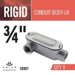 3/4 In. Rigid Type-LR Threaded Conduit Body -Master Lock Store 27d6098070762c04afac4a67cd262569 1800x1800