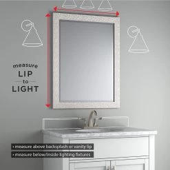 28 In. W X 36 In. H (M1) Framed Rectangular Standard Glass Bathroom Vanity Mirror In Matte White -Master Lock Store 28a3e174058b159cce124e333d40302a 1c76d305 53bd 471d b3dd 71d94c68a297 1800x1800