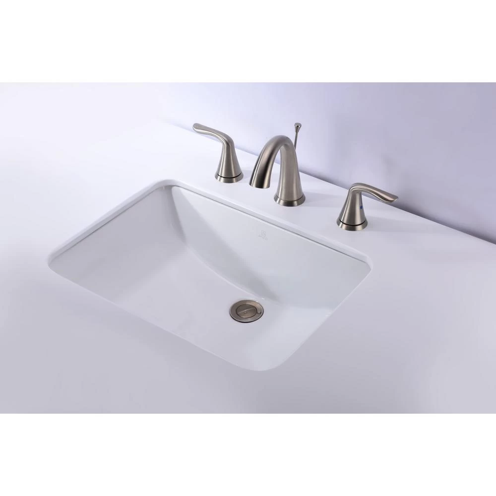 ANZZI Pegasus Series 8.5 In. Ceramic Undermount Sink Basin In White 7 ANZZI Pegasus Series 8.5 In. Ceramic Undermount Sink Basin In White - Image 5