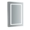 Spazio 24 In. W X 36 In. H Recessed Or Surface Mount Medicine Cabinet With LED Lighting, Mirror Defogger And Left Hinge -Master Lock Store 2a69379b942a02a3f2ebeb1eb57caa79 1800x1800