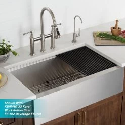 Allyn Transitional 2-Handle Bridge Kitchen Faucet With Pull-Down Sprayhead In Spot Free Stainless Steel -Master Lock Store 2ef867ed830670f34d2a65b1cf4f5cdd 1800x1800
