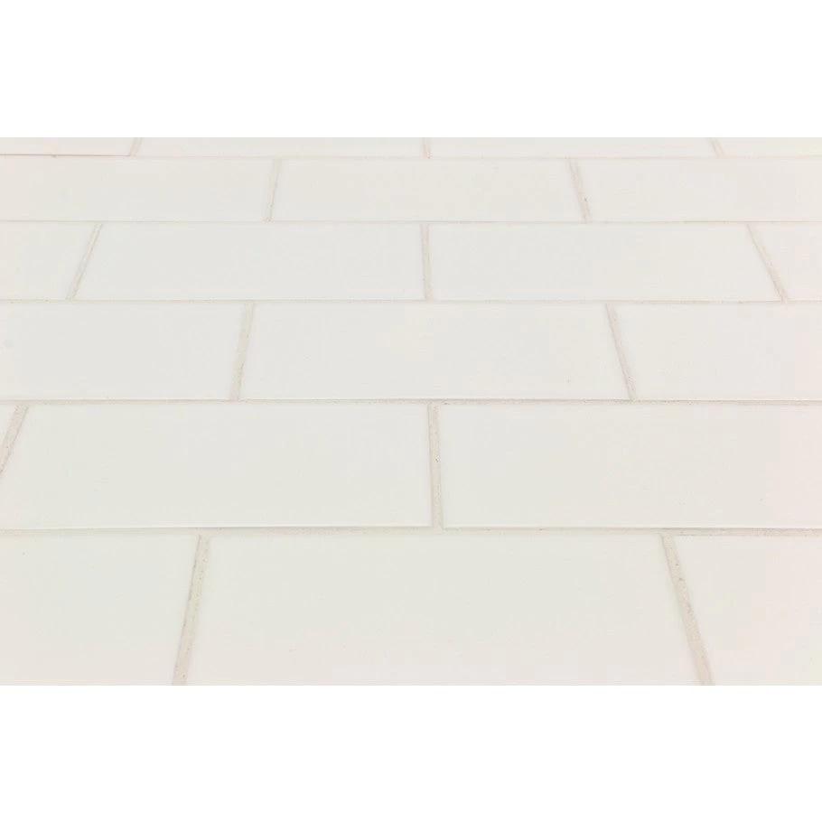 Bond Tile Core White 3 In. X 6 In. Matte Ceramic Subway Wall Tile (54 Pieces 6.54 Sq. Ft. / Box) 5 Bond Tile Core White 3 In. X 6 In. Matte Ceramic Subway Wall Tile (54 Pieces 6.54 Sq. Ft. / Box) - Image 3