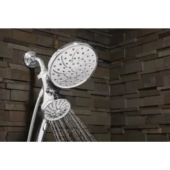 Attract 6-spray 6.75 In. Dual Shower Head And Handheld Shower Head In Chrome -Master Lock Store 3252dba66d30efdfd4d7e983fe9acdf6 1800x1800
