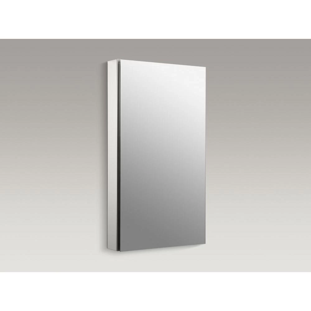 Catalan 20-1/8 In. W X 36 In. H Aluminum Single-Door Surface-Mount Medicine Cabinet 7 Catalan 20-1/8 In. W X 36 In. H Aluminum Single-Door Surface-Mount Medicine Cabinet - Image 5
