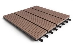 BuildDirect Brown 12" X 12" Interlocking Deck Tile (10sq. Ft. Per Box) -Master Lock Store 3ddd4223 b479 4c63 a9bb 1a109f263a07 1.765dc7b3fa68f3a8f038f87e3d5283ba 1800x1800